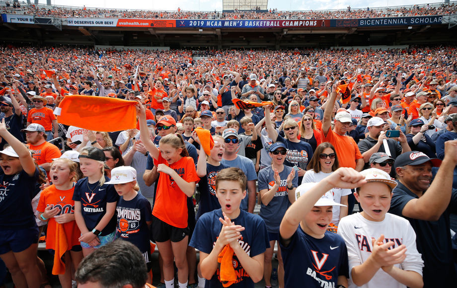 UVA championship celebration